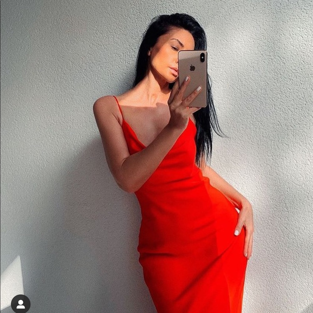 Zara satin dress bloggers fav - Picture 1 of 16